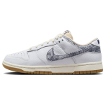 Nike Dunk Low Pesutud Denim Unisex Tossud Valge Kesk&ouml;&ouml;sinine J&otilde;usaalipunane FN6881-100 48.5