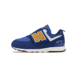 New Balance 574 New-B Takjakinnitusega V&auml;ikelaste &Ouml;&ouml;taevas Kuldne Sulam Beebi Tossud Sinised NW574HBG 27.5