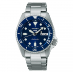 Seiko 5 Sports 2025 SNXS Seeria Automaatne 38mm P&auml;eva- ja Kuup&auml;evan&auml;idikuga Roostevabast Terasest Meeste Kell SRPL77K1 sinine