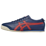 Onitsuka Tiger Mexico 66 Spordijalatsid Mugavad L&ouml;&ouml;gisummutavad Libisemiskindlad Kulumiskindlad Madalad Vabaajajalatsid Unisex toss Sinine Punane D4J2L-5823 42