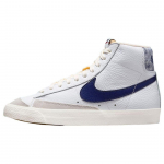 Nike Blazer Mid 77 Pesutud Denim Meeste Tossud Valge Kesk&ouml;&ouml;-Tumesinine Purjekas FN6877-100 42.5