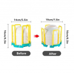 Sisset&otilde;mmatav lauakaussi hoidik K&ouml;&ouml;giagentuur Plastikust &auml;ravooluveetops Riiul Kapp N&otilde;ud S&auml;ilitusrest plaadi hoiut&ouml;&ouml;riist 801-900ml