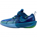 LEGO x Nike G.T.. L&otilde;ika PS Brave Blue Laste tossud Roheline-Strike Puht-Plaatina Kroom IH4040-400 28