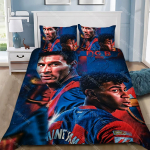 Jalgpallit&auml;htede tekikott padjap&uuml;&uuml;r voodipesukomplekt t&auml;iskasvanu poiss t&uuml;druk magamistoa kaunistus laste kingitus &uuml;hekohaline kahekohaline suur suurus 140x200cm