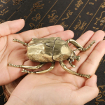 Suured s&otilde;nnikumardika metallfiguurid putukate lauakaunistus vintage kodu dekoor kabineti t&ouml;&ouml;laud messingist ornament tahke puhas vask kingitus