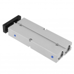 1pc 20mm Bore 100mm Stroke Double rod Double acting Aluminum Alloy Pneumatic Air Cylinder