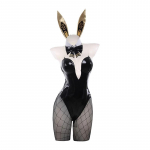 Nikke V&otilde;idujumalanna Blanc J&auml;nkut&uuml;druku Kost&uuml;&uuml;m Noir J&auml;nukost&uuml;&uuml;m Naised Seksikas Cosplay Kost&uuml;&uuml;m Valged ja Mustad Kombinesoonid XL