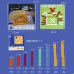 Puidust m&auml;nguasjad Montessori tikud M&otilde;istatused M&auml;ng DIY Matemaatika Geomeetria Lauam&auml;ng Loogika M&otilde;tlemine Tikutreening Harivad M&auml;nguasjad Lastele