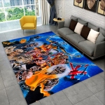 3D I-Iron-M-Maidens Metallmuusika Vaip Elutoa Magamistoa Kaunistuseks, Laste M&auml;ngimiseks Libisemisvastane Kaunistus Diivanile Uksematt Kingitus 70x100cm( 27x39in )
