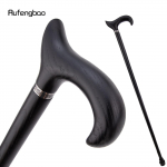 Must Puidust &Uuml;he Liigendiga Moekas Jalutuskepp Dekoratiivne Cospaly Peo Jalutuskepp Halloween Nui Kark Kepp Piiskopisau 95cm