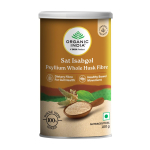 Organic India Sat Isabgol Psyllium T&auml;istera Koor Pulber 100 g Kiudainete Toidulisand Igap&auml;evaseks Heaoluks Ja &Otilde;rnaks Seedetrakti Toetuseks