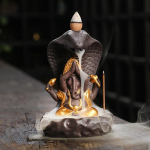 Creative Backflow viirukip&otilde;leti Lilla savist k&auml;sit&ouml;&ouml; viirukihoidja mao kujuga elevandi jumal V&auml;ike Buddha tagasivoolu viirukip&otilde;leti