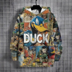 Moodsad Meeste ja Naiste Hupparid Multikoomikilooma 3D Prindiga &Uuml;mmarguse Kaelusega Pullover Vabaaja V&auml;lisriiete Dressipluus Laste T-s&auml;rk Top R&otilde;ivad 3XL black