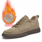 Uus Saabumine Meeste Vabaaja Veisenahast Suede Tossud Hingavad K&otilde;igega Sobivad Meeste Rula Kingad Luksusbr&auml;nd Meeste Mugav Vulkaniseeritud King 47