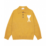 AMI S&uuml;gis ja Talv Uus Suur S&uuml;da Jacquard Villane Ami De Coeur Polo Kraega Kampsun Paarikampsun M