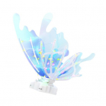 Elektrilised Haldjatiivad Koertele Kassidele Helendavad Liikuvad Liblikatiivad LED-tulede ja Muusikaga Lemmiklooma Helendavad Tiivad Kost&uuml;&uuml;m Keskmistele Suurtele Koertele