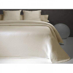 Couvre-lit bouti - JAVIER LARRAINZAR - Beige - 180 x 270 cm - Tissu jacquard - Toucher doux beež
