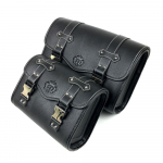 1 komplekt Mootorratta universaalne sadulakott PU nahast k&uuml;lgt&ouml;&ouml;riistakott Hoiut&ouml;&ouml;riistade kott Pagasi sadulakott Harley Honda Bmw jaoks B