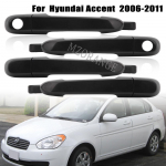 Front Rear Door Outer Handle Black For hyundai Accent 2006 2007 2008 2009 2010 2011 Exterior Accessories Door Handle Cover right