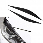 Car Headlight eyebrow Scuff Cover Sticker Carbon Fiber Decor For BMW 3 14-19