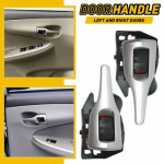 2Pcs ide Door Handle Silver Left Right For 2009-2015 Toyota Corolla Matrix