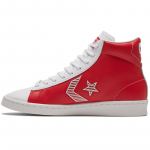 Converse Cons Pro Nahast Rivals K&otilde;rge s&auml;&auml;rega Laua Kingad Unisex Punane ja Valge 37.5