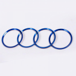 Auto rattarummu dekoratiivr&otilde;nga kleebised Volkswagen Golfile 4 5 6 Polo Passat B5 B6 B7 Jetta Mk6 Tiguan Gol Cross Fox Plus CC sinine