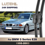 BMW 5. seeriale E39 1995-2003 1996 1997 1998 1999 2000 2001 2002 Kojamehed Esikojameeste terad Tuuleklaas Tuuleklaasi aken 26 +22 2PCS
