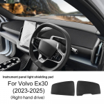 Autode armatuurlaua kattepadi LHD RHD Volvo EX30 2024 2025 jaoks P&auml;ikesekaitse Valguse v&auml;ltimise matt PU-nahast UV-vastased tarvikud Flannel