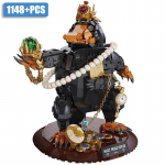 MOC Maagiline Maailm 1148 tk Niffler Harry Mudeliehitusklotside Komplekt Maagilise Looma Niffleri Kujud Tellised M&auml;nguasjad Lastele Kingitused