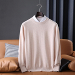 100% villane kampsun meestele talvine kootud pullover s&uuml;gisene kampsun mees ka&scaron;miirkampsunid kootud top pikkade varrukatega &uuml;mmarguse kaelusega 2XL