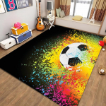 Palli sporditeemaline vaip Cartoon jalgpallip&otilde;randamatt laste magamistoa kaunistuseks Jalgpall Suure pindalaga vaibad Kodu elutuba koridorivaip 40x60cm (16x24in)
