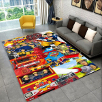 3D Klassikaline Tulet&otilde;rjuja Sam Laste Multikate Vaip Kodu Elutoa Magamistoa Diivani Kaunistuseks, Laste M&auml;ngimiseks Libisemisvastane P&otilde;randamatt Kingitus 100x150cm( 39x59in)