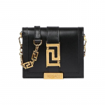 Versace Greca Goddess Eemaldatava &Otilde;larihmaga Kahekordse Klapiga Kettnahast Lambanahast Kaunistatud &Otilde;la-Ristkorral K&auml;ekott-Rahakott 1007130-1A05134-1B00V Basic Set (Bag+Dust Bag)