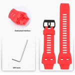 Casio GBD-H1000 veekindla silikoonrihma jaoks 3475 Cat Man Series Must G-SHOCK vaigust asendusk&auml;ev&otilde;ru Meeste aksessuaarid For GBD-H1000 punane