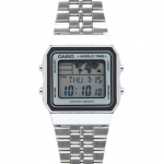 Renoveeritud Casio Alarm Maailmaaja Digitaalne A500WA-7DF Meeste K&auml;ekell