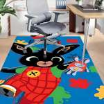 1 tk Bing J&auml;nes eriti suur libisemiskindel p&otilde;randamatt, kontor, pere, magamistuba, stuudio suur ala vaip siseruumide vaibad 80cm by 120cm black