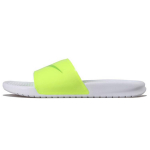 Nike Benassi Jdi Print Fluorescence Yellow Slippers Volt white CI5927-771 40
