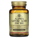 Solgar, Alfa-lipoehape, 200mg, 50 taimetoitkapslit