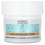Advanced Clinicals, Kollageen, Vananemisvastane geelmask, 5 fl oz (148 ml)