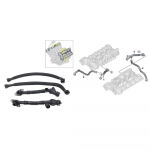 4 tk vasak+parem karteri tuulutus toru 11157575641 BMW 550i 650i 750i X5 X6 jaoks