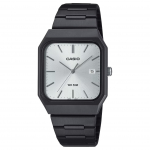 CASIO G SHOCK 50m veekindel kvartsmehhanismiga roostevabast terasest ioonkattega rihmaga k&auml;ekell Unisex MTP-B185B-7 Silver Dial