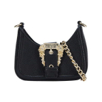 Versace Jeans Couture Logo Kett-riistvara Pandla PU Poolkuu Koti Naiste K&auml;ekotid Must 74VA4BFV-ZS413-899 Basic Set (Bag+Dust Bag)