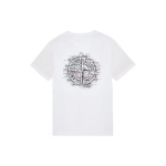 Stone Island Seljalogo T-s&auml;rk Valge Meeste Topid 78152NS89-V0001 XXL