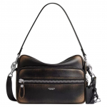 Coach Dakota Crossbody 24 Vintage T&otilde;mblukuga Eemaldatav &Otilde;larihm Kompaktne Disain Dinosaurus Ripats Meeste Crossbody Kott Helepruun CDS84-Y4B Basic Set (Bag+Dust Bag)