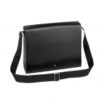 Montblanc Artisan Series Nahast Suur &Otilde;la-Crossbody Kott Meeste kotid Must 113188 Basic Set (Bag+Dust Bag)