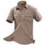 Meeste s&auml;rk Militaar l&uuml;hikeste varrukatega s&auml;rk vabaaja s&auml;rk Sotsiaalne riietus Chemise Homme Camisa Masculina S khaki