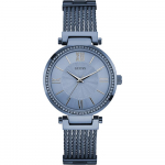GUESS Soho Sinine Roostevabast Terasest Naiste Kvartsikell W0638L3 sinine