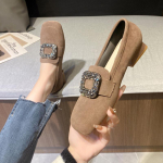 Naiste Mood Elegantne Kontsaga Kingad Uued Paksude Ruudukujuliste Pandlatega S&uuml;gava Suuga Prantsuse Retro Mugavus Ruudukujulise Varbaga &Uuml;he Kinga Zapatos Mujer 40 must