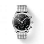 Tissot Roostevabast terasest musta sihverplaadiga meeste moekell T101.417.11.051.01 must